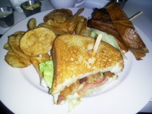 DWBLT - smoked bacon, lettuce, tomato avocado and chipotle mayo