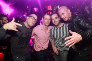 Former mixed martial artist and UFC Heavyweight Champion Tito Ortiz and friends. Photo credit: Hyde Bellagio 